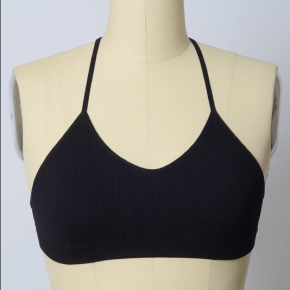 ❗️CLOSING SALE❗️Black TattooMesh RacerbackBralette - Picture 6 of 6